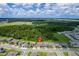 Aerial view showing home location in a quiet residential neighborhood at 2186 Swinstead Dr, Sanford, FL 32773