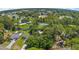 Aerial view showing home's location near park and water at 507 Lakeshore Dr, Eustis, FL 32726