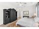 Guest bedroom with ample closet space and a tranquil atmosphere at 5515 Citation Ct, Lady Lake, FL 32159
