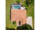 Top-down view of single story home with pool and spacious backyard at 5515 Citation Ct, Lady Lake, FL 32159