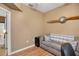 Cozy office with a comfortable sofa and workspace at 32915 Crooked Oaks Ln, Leesburg, FL 34748