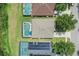 Aerial view of property and surrounding area at 1438 Silver Cove Dr, Clermont, FL 34714