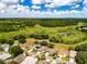 Aerial view of houses near a pond and conservation area at 4706 Glen Coe St, Leesburg, FL 34748