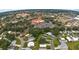 Wide aerial view showing the community and surrounding areas at 1605 W Schwartz Blvd, The Villages, FL 32159