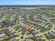 Wide aerial view of community and home's location at 3162 Webster Way, The Villages, FL 32163