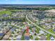Aerial view of home and neighborhood, highlighting location at 3162 Webster Way, The Villages, FL 32163