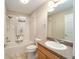 Clean bathroom with shower/tub combo and vanity at 306 Bishopville Loop # 117, The Villages, FL 32162