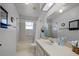 Clean bathroom with shower/tub combo and vanity at 6401 Tildon, Leesburg, FL 34748