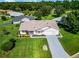 Bird's-eye view of house, yard, and driveway at 6401 Tildon, Leesburg, FL 34748