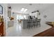 Kitchen with island, breakfast nook, and stainless steel appliances at 6401 Tildon, Leesburg, FL 34748