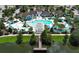 Expansive pool area with lazy river and adjacent lake access at 2019 Majorca Dr, Kissimmee, FL 34747
