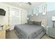 Spacious bedroom with large window and neutral decor at 2019 Majorca Dr, Kissimmee, FL 34747