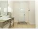 Bright and airy entryway with a console table and mirror at 2019 Majorca Dr, Kissimmee, FL 34747
