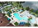 Large resort-style pool with lazy river, water features, and a playground at 2019 Majorca Dr, Kissimmee, FL 34747