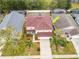 House with red roof, located in a residential neighborhood at 4415 Great Harbor Ln, Kissimmee, FL 34746