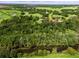 Aerial view of a home nestled in lush greenery near a river at 26012 Splendid Meadow Ct, Astatula, FL 34705