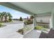 Front porch view of a quiet, residential street at 2968 Wotring Way, The Villages, FL 32163