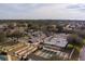 Aerial view of community amenities including shuffleboard and bocce ball at 15300 Sw 14Th Avenue Rd, Ocala, FL 34473
