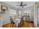 Cozy dining area with a table for four and hardwood floors at 15300 Sw 14Th Avenue Rd, Ocala, FL 34473