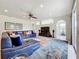 Relaxing living room with sectional sofa and large area rug at 275 Cr 552, Bushnell, FL 33513