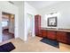 Elegant bathroom with double vanity and granite countertop at 275 Cr 552, Bushnell, FL 33513