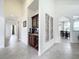Convenient wet bar with wine rack and beverage cooler at 275 Cr 552, Bushnell, FL 33513
