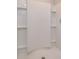 Clean shower with built-in shelves at 3654 Caspian St, Leesburg, FL 34748