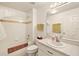 Clean bathroom with a bathtub, shower, and updated vanity at 5206 Fantasy Way, Leesburg, FL 34748