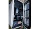 Close-up of Generac generator engine compartment at 101 S Dixie Ave, Fruitland Park, FL 34731