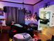 Casual living room with beanbag chairs and eclectic decor at 101 S Dixie Ave, Fruitland Park, FL 34731