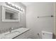 Clean bathroom with granite countertop and updated vanity at 11508 Westwood Blvd # 328, Orlando, FL 32821