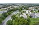 Aerial view of the house and neighborhood at 5500 Belle Terre Dr, Leesburg, FL 34748