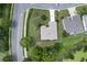 Aerial view showcasing house and lot location at 5500 Belle Terre Dr, Leesburg, FL 34748