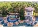 Community entrance with fountain and waterfall feature at 3450 Landing Vw, Tavares, FL 32778