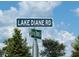 Lake Diane Rd and Shirley Shores Rd street sign at 3457 Lake Diane Rd, Tavares, FL 32778