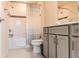 Full bathroom with tub shower and vanity at 17508 Saw Palmetto Ave, Clermont, FL 34714