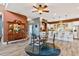 Casual dining area with glass-top table and seating for four at 39400 French Rd, Lady Lake, FL 32159