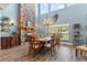 Formal dining room with hardwood floors and large windows at 39400 French Rd, Lady Lake, FL 32159