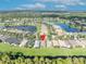 Property location shown from above at 540 Grand Canal Dr, Kissimmee, FL 34759