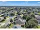 Aerial view of house and surrounding neighborhood, showcasing location and landscape at 13129 Coldwater Loop, Clermont, FL 34711