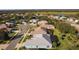 Aerial view of home and surrounding neighborhood at 25304 Forest Oak Ct, Leesburg, FL 34748