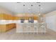 Kitchen with island and breakfast bar at 25304 Forest Oak Ct, Leesburg, FL 34748