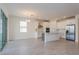 Modern kitchen with stainless steel appliances and an island at 3046 Ruby Falls Dr, Deland, FL 32724