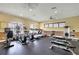 Fitness center with various exercise equipment at 349 Morning View Dr, Winter Garden, FL 34787