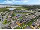 Aerial view showing house location, nearby lake and community at 349 Morning View Dr, Winter Garden, FL 34787