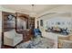Cozy living room with built-in shelving and comfortable seating at 349 Morning View Dr, Winter Garden, FL 34787