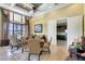 Community room with tables, chairs, and kitchen access at 349 Morning View Dr, Winter Garden, FL 34787