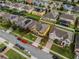Aerial view of house and surrounding neighborhood, showcasing the property's location and community at 349 Morning View Dr, Winter Garden, FL 34787