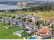 Upscale neighborhood showcasing luxurious lakefront homes at 16820 Bolsena Dr, Bella Collina, FL 34756