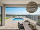 Relaxing pool and patio with lake view dining area at 16820 Bolsena Dr, Bella Collina, FL 34756